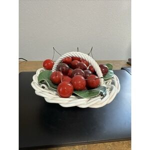 Ceramic Cherry Bowl Italy